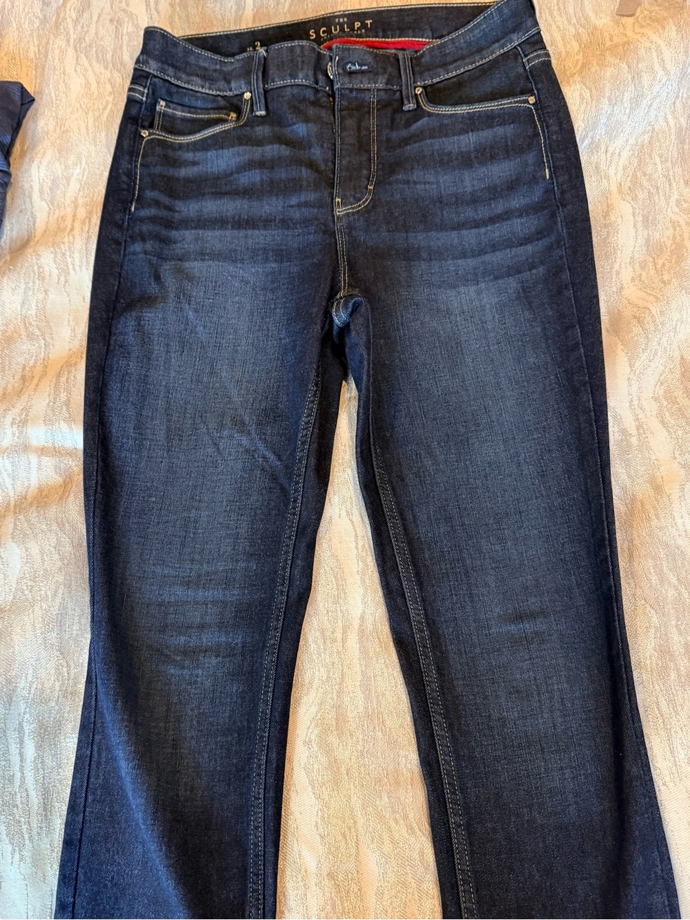 White House Black Market Dark Indigo Jeans - Sculpt skinny ankle - like new size